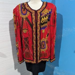 Laurence Kazan beaded blazer